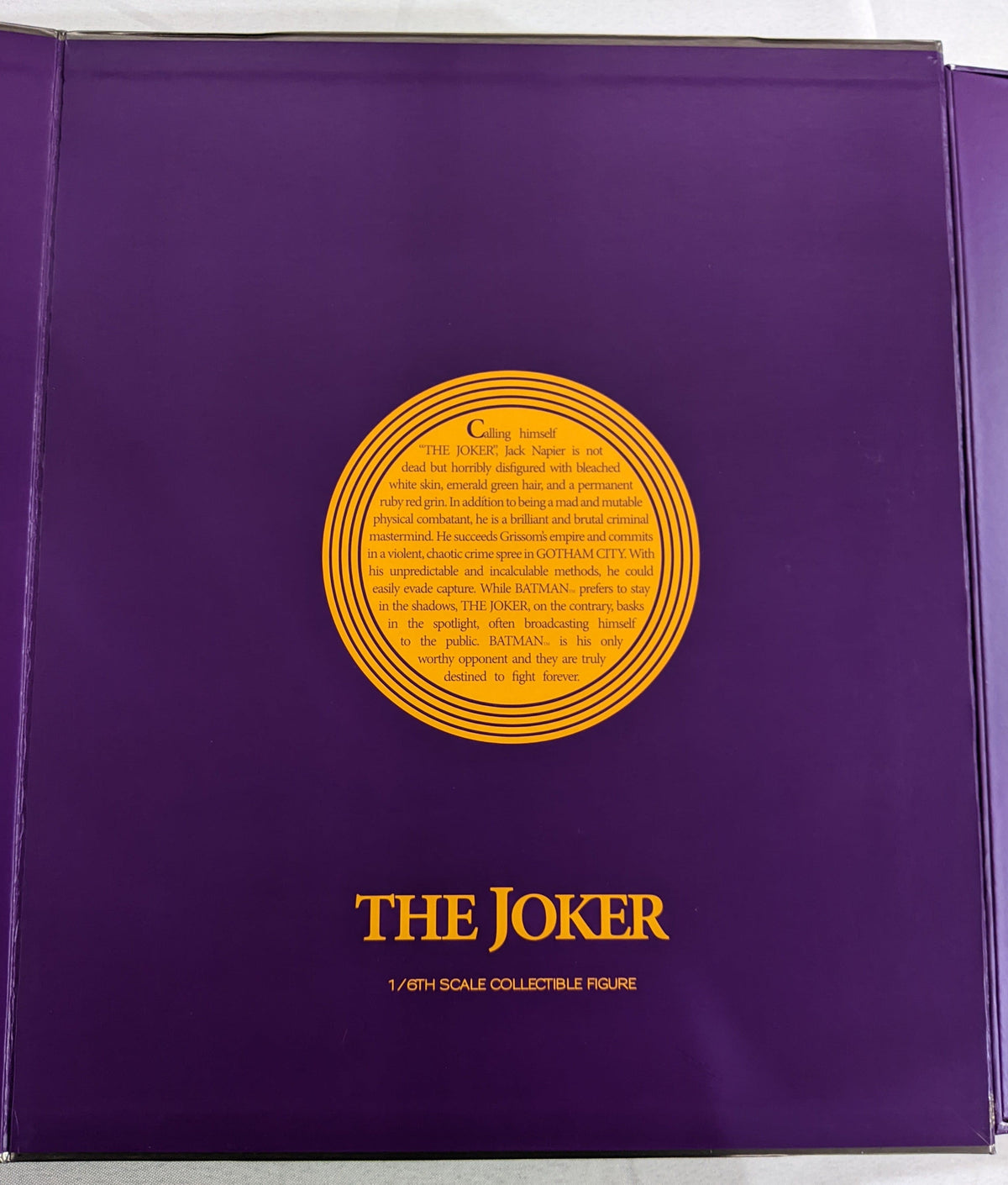 Hot Toys 1/6 1989 Batman The Joker 2.0 Movie Masterpiece Sixth Scale Figure DX08 *Open Box*
