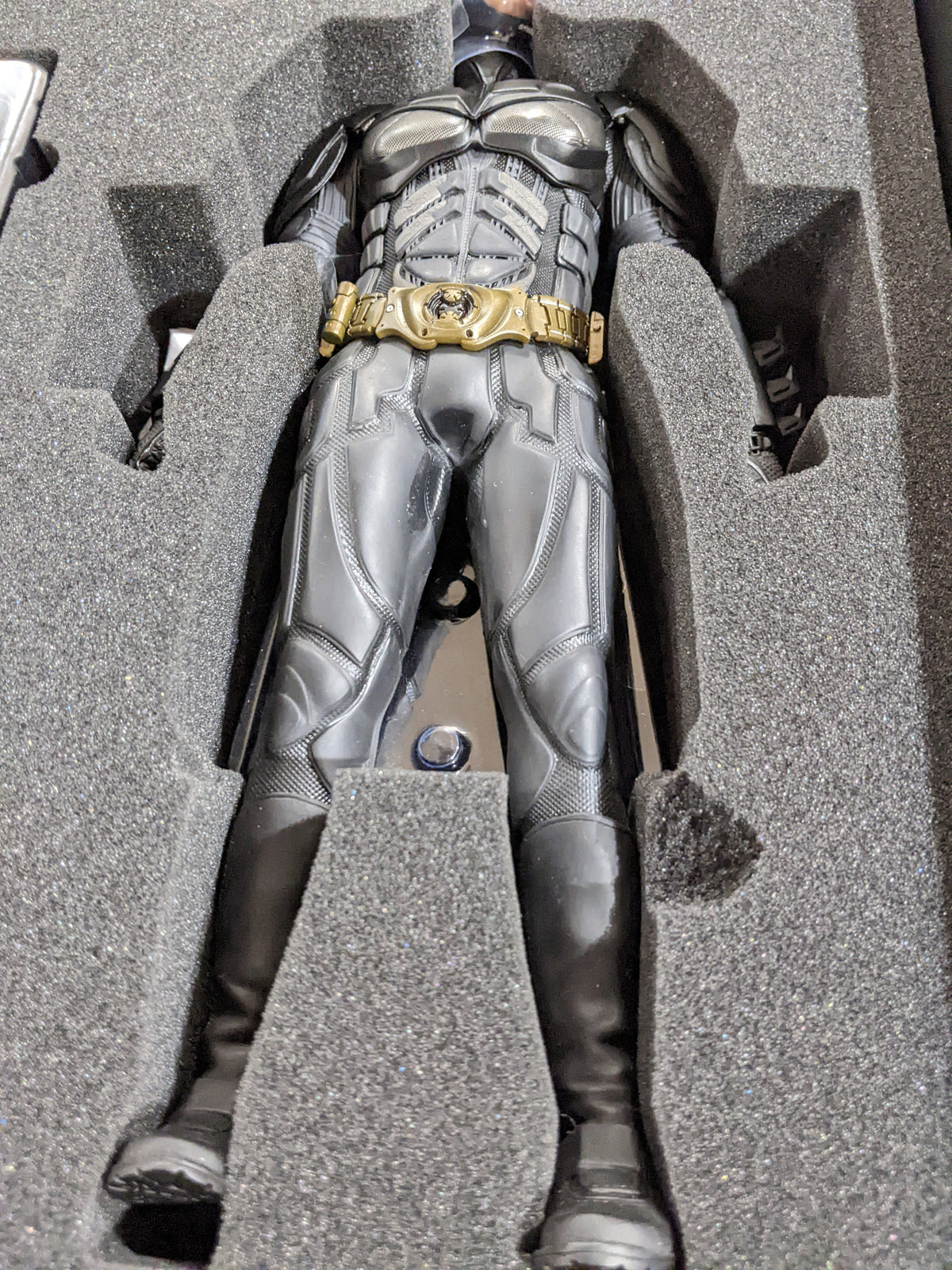 Hot Toys 1/6 The Dark Knight Batman Movie Masterpiece Sixth Scale Figure DX02 *Open Box*