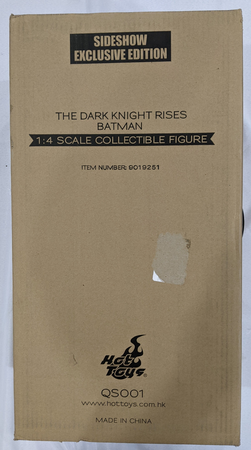 Hot Toys 1/4 Dark Knight Rises Batman Exclusive Edition Quarter Scale Figure QS Series QS001
