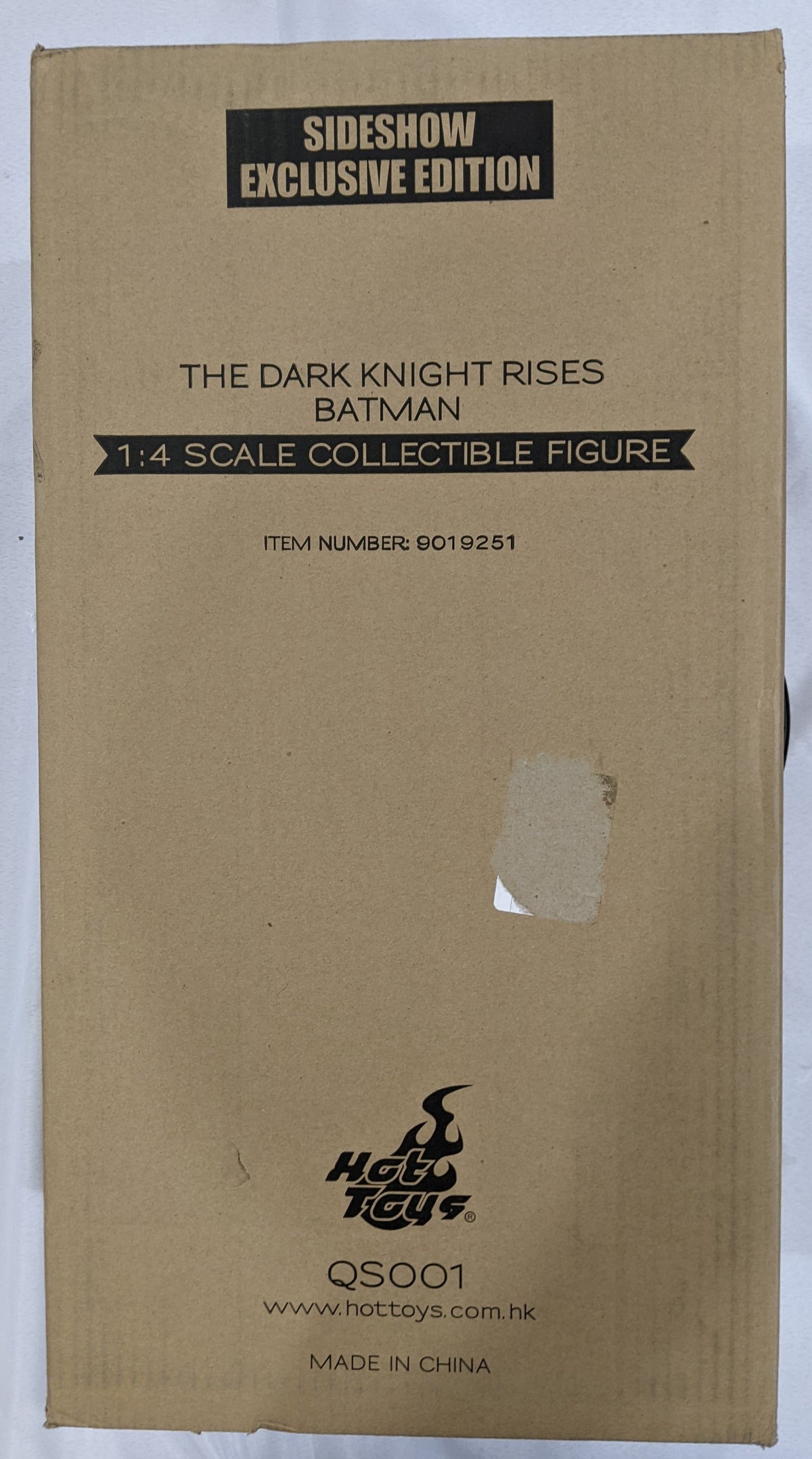Hot Toys 1/4 Dark Knight Rises Batman Exclusive Edition Quarter Scale Figure QS Series QS001