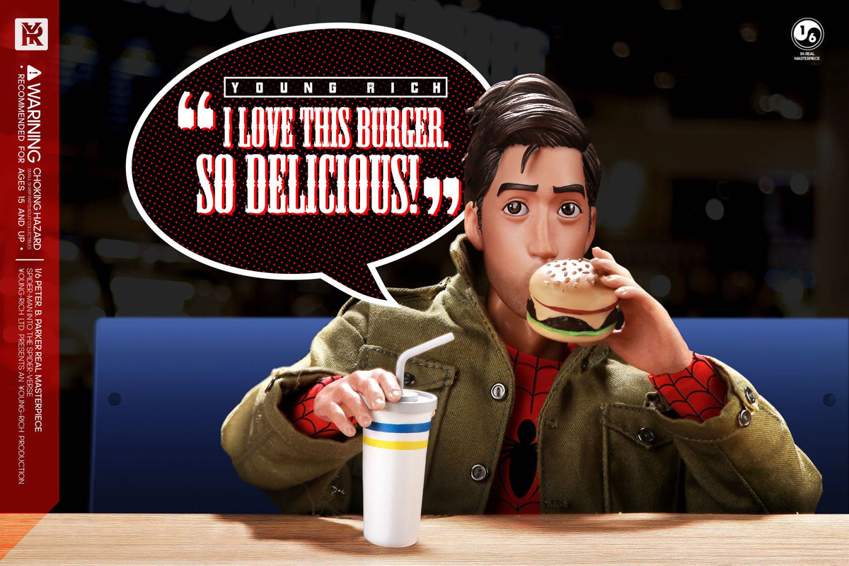 Young Rich 1/6 Peter B Parker Casual Wear (Spider-man: Into the Spider-Verse) Sixth Scale Action Figure