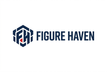 根据 Figure Haven 店内机甲模型产品设计的 Logo